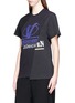 Front View - Click To Enlarge - VETEMENTS - Logo print patchwork T-shirt