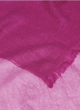 Detail View - Click To Enlarge - ISH - Ombré cashmere scarf