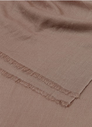 Detail View - Click To Enlarge - ISH - Superfine cashmere gauze scarf