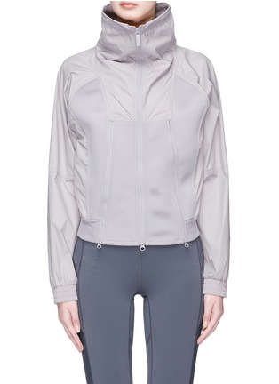 Main View - Click To Enlarge - ADIDAS BY STELLA MCCARTNEY - 'Training' perforated panel track jacket