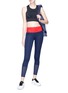 Figure View - Click To Enlarge - ADIDAS BY STELLA MCCARTNEY - 'Training Ultimate' mesh panel climalite® performance tights