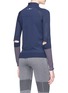 Back View - Click To Enlarge - ADIDAS BY STELLA MCCARTNEY - 'Run' cutout elbow perforated panel performance jacket