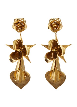 Main View - Click To Enlarge - JENNIFER BEHR - 'Lily Rose' floral drop earrings