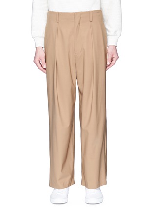 Main View - Click To Enlarge - ETHOSENS - Pleated wool pants