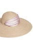 Detail View - Click To Enlarge - EUGENIA KIM - 'Bunny' detachable satin tie straw hat