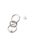 Detail View - Click To Enlarge - JOOMI LIM - 'Grandmistress Flash' mismatched interlocking hoop drop earrings
