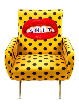 Main View - Click To Enlarge - SELETTI - x Toiletpaper Magazine Mouth armchair