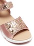 Detail View - Click To Enlarge - ASH - 'Lotus Star' paillette satin sandals