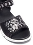 Detail View - Click To Enlarge - ASH - 'Lotus Star' paillette satin sandals