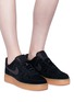 Figure View - Click To Enlarge - NIKE - 'Air Force 1 '07 SE' suede sneakers