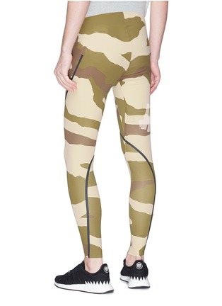 Back View - Click To Enlarge - ADIDAS X UNDEFEATED - 'Alphaskin 360' camouflage print performance tights