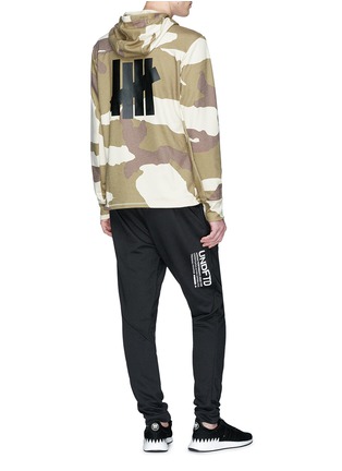 Figure View - Click To Enlarge - ADIDAS X UNDEFEATED - Logo camouflage print climalite® performance hoodie