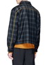 Back View - Click To Enlarge - NECESSITY SENSE - 'Lou' check plaid wool-cashmere shirt jacket