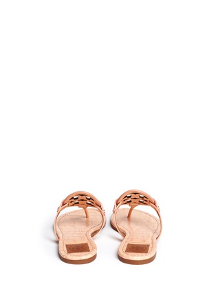 Back View - Click To Enlarge - TORY BURCH - 'Miller' crocodile print thong sandals
