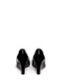 Back View - Click To Enlarge - TORY BURCH - 'Trudy' patent leather open toe wedges