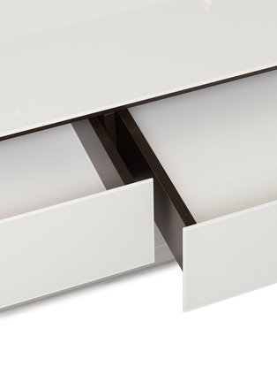 Detail View - Click To Enlarge - GLAS ITALIA - Float console table – White
