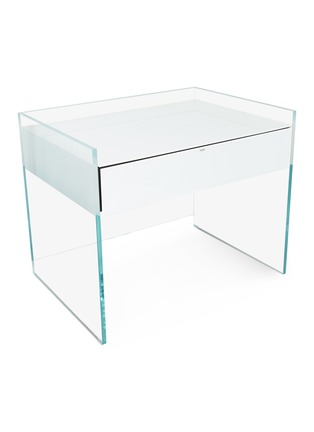 Main View - Click To Enlarge - GLAS ITALIA - Float bedside table – White