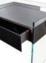 Detail View - Click To Enlarge - GLAS ITALIA - Float bedside table – Black