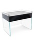 Main View - Click To Enlarge - GLAS ITALIA - Float bedside table – Black