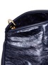 Detail View - Click To Enlarge - A-ESQUE - 'Convertible' metallic leather tote