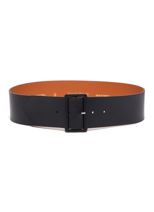 Main View - Click To Enlarge - MAISON BOINET - Wrapped buckle leather belt