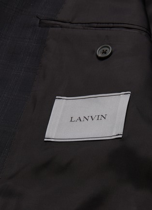  - LANVIN - 'Attitude' tartan plaid wool suit