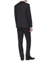 Back View - Click To Enlarge - LANVIN - 'Attitude' tartan plaid wool suit