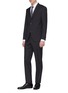 Figure View - Click To Enlarge - LANVIN - 'Attitude' tartan plaid wool suit