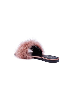 Detail View - Click To Enlarge - AVEC MODÉRATION - 'Bora Bora' marabou feather slide sandals