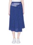 Main View - Click To Enlarge - 73184 - Lighter polka dot print layered silk skirt
