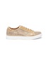 Main View - Click To Enlarge - KENNETH COLE - 'Kam' Swarovski crystal embellished lamé sneakers