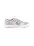 Main View - Click To Enlarge - KENNETH COLE - 'Kam' Swarovski crystal embellished toe cap lamé sneakers