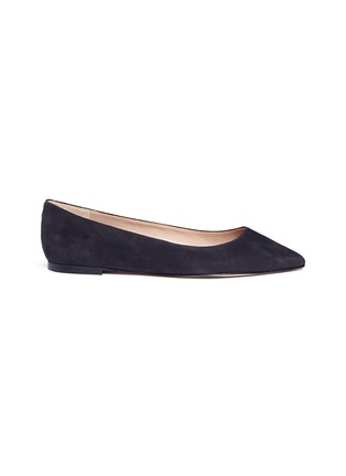 Main View - Click To Enlarge - SAM EDELMAN - 'Rae' suede skimmer flats