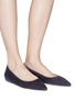 Figure View - Click To Enlarge - SAM EDELMAN - 'Rae' suede skimmer flats