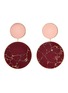 Main View - Click To Enlarge - JOANNA LAURA CONSTANTINE - 'Monochrome Statement' disc drop earrings