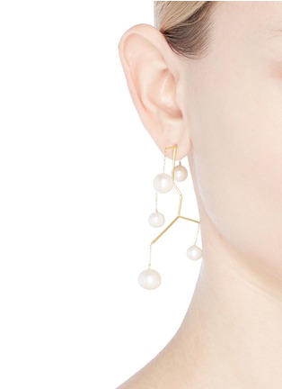 Figure View - Click To Enlarge - ANISSA KERMICHE - 'Kinetic' drop earrings
