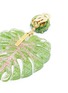 Detail View - Click To Enlarge - MERCEDES SALAZAR - 'Mano de Tigre Verde' leaf drop clip earrings