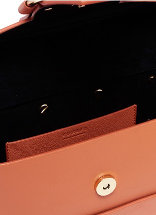 Detail View - Click To Enlarge - YUZEFI - 'Asher' oversized ring leather camera box bag