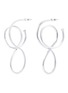 Main View - Click To Enlarge - BALENCIAGA - 'Elastic' hoop earrings