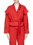 Main View - Click To Enlarge - 10479 - Sleeve panel belted jacket