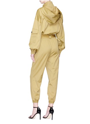 Back View - Click To Enlarge - 10479 - Hooded jumpsuit