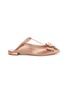Main View - Click To Enlarge - STUART WEITZMAN - 'Duckie' glass crystal bow satin mules
