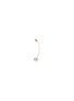 Main View - Click To Enlarge - SOPHIE BILLE BRAHE - 'Elipse Lulu' diamond Akoya pearl 14k yellow gold single earring