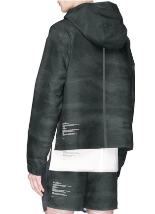 Back View - Click To Enlarge - 73398 - Packable hooded anorak