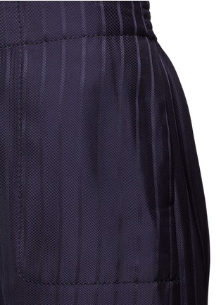 Detail View - Click To Enlarge - ACNE STUDIOS - 'Sachi' stripe twill shorts