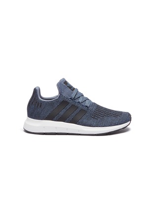 Main View - Click To Enlarge - ADIDAS - 'Swift Run' knit kids sneakers