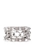 Back View - Click To Enlarge - ALEXANDER MCQUEEN - Skull chain studded cuff