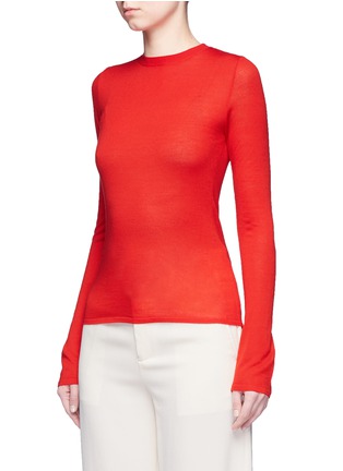 Front View - Click To Enlarge - MS MIN - Fine wool knit sweater