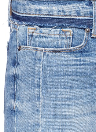 Detail View - Click To Enlarge - FRAME - 'Nouveau Le Mix' denim shorts