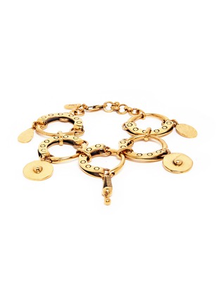 Main View - Click To Enlarge - CHLOÉ - 'Quinn' ring charm link bracelet